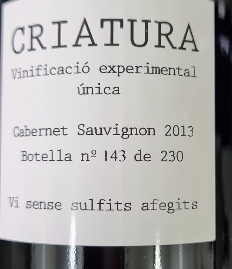 Criatura Cabernet Sauvignon 2013