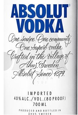 Absolut Country of Sweden Vodka